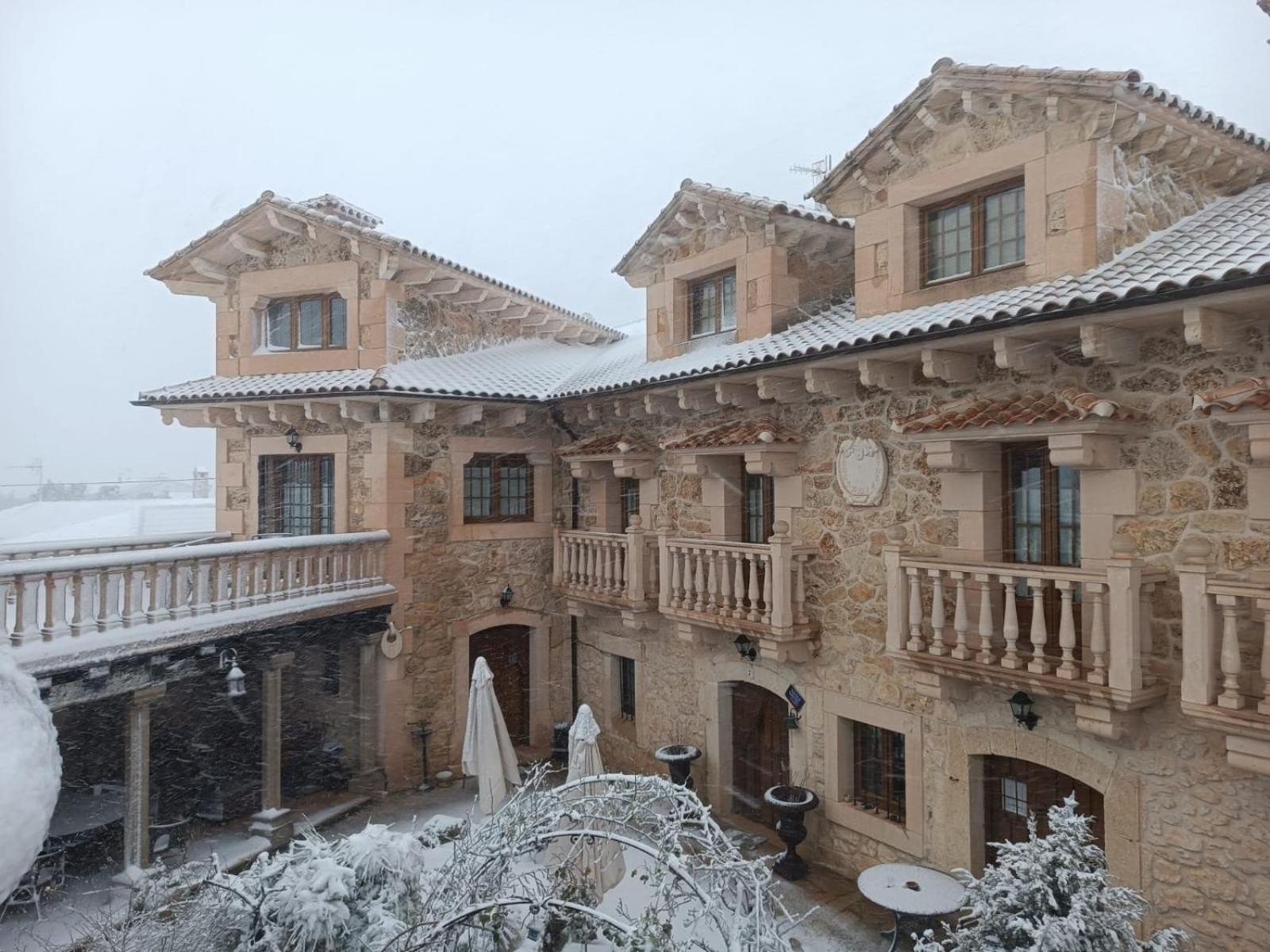 Hotel Rural El Canon Del Duraton เซปุลเวดา ภายนอก รูปภาพ