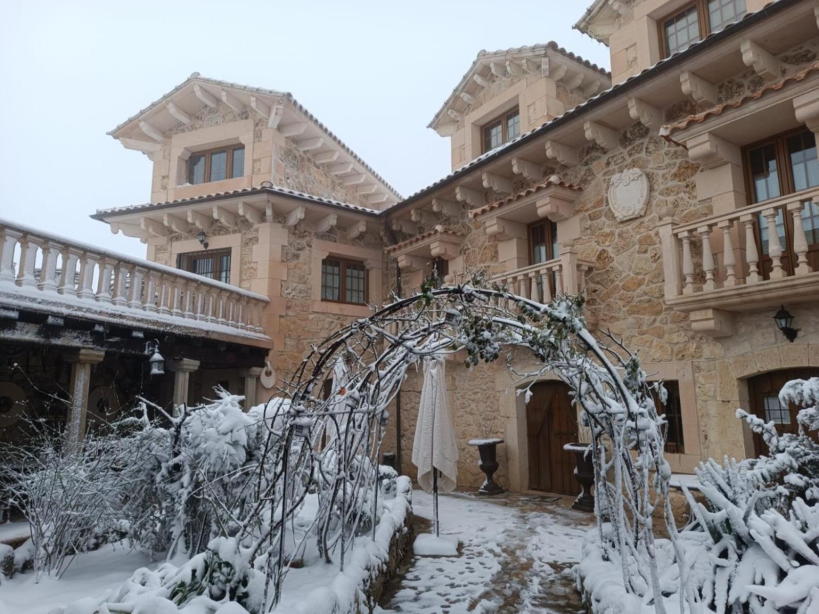 Hotel Rural El Canon Del Duraton เซปุลเวดา ภายนอก รูปภาพ